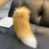 Alpertie Fluffy Real Fox Fur Tail Keychain Tassel Bag Cosplay