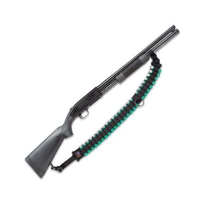 ESCORT 12- OR 20-GAUGE SECURITY SEMI-AUTO SHOTGUN AMMO SLING - HOLDS 25 SHELLS - MADE IN U.S.A.