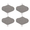 4PCS Washable Feminine Pads Gray Graphene Leakproof Breathable Reusable Sanitary