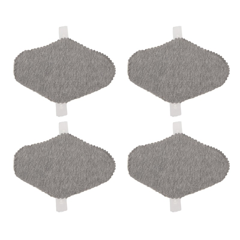 4PCS Washable Feminine Pads Gray Graphene Leakproof Breathable Reusable Sanitary