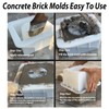 MWYZGmold Concrete Hollow Brick Mold,Reusable ABS Concrete molds,Indoor/Outdoor Wall Decoration,