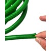 PE Green Corrugated Conduit Flexi Pipe Tube Split 10mm -