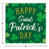 Shamrock and Roll Beverage Napkins, 48 Count