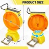 Kittmip 2 Pcs Solar Industrial Light Warning Traffic Safety Barricade