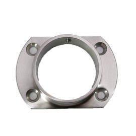 Stainless Steel Floor Flange for 2" Round Stainless Post & Top Rail - Narrow
