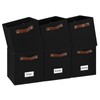 FinishingBo 6-Pack Collapsible Fabric Storage Cubes with Handles & Label
