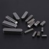 Vikye 140 Pcs Round Ended Feather Key, Parallel Drive Shaft