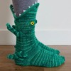 Owl's-Yard Novelty Animal Socks Cute Knit Crocodile Socks Funny Alligator