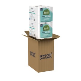 Seventh Generation Toilet Paper, Bath Tissue, 100% Recycled Paper, (Packaging May Vary), 12 Rolls (Pack of 2)