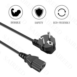 AC Power Cord Power Cable 3-Pin Replacement for Bugera V5 Infinity Amplifier AMP 3 Prong C13 Power Cable Plug
