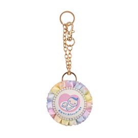 Ladybug (Maternity Rosette) Key Chain Maternity Mark Rosette Pre-Mom Praying for Safe Delivery Celebration Present Gift Baby Shower Maternity Rosette (Rainbow)