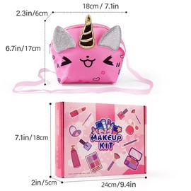 Makeup Kit for Gifts, 14pcs/set Creative Simulated Makeup Toy, Pretend Play Makeup Toy, Birthday and Christmas Gift:_Multicolor_A Set