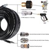 Sewer Jetter Kit for Pressure Washer 5800 PSI Drain Cleaner