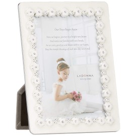 Radonna 086078 Petite Flower Frame, BJ34-P-WH, White