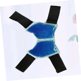 Ipetboom Reusable Ankle with Adjustable Compression Brace for Sprained Ankles and Plantar for Foot Relief Blue