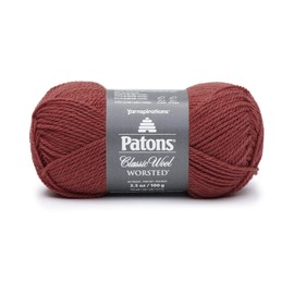 Patons Classic Wool Yarn, Scarlet