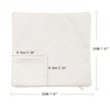 CALCA 10 Pack Sublimation Tooth Fairy Pillowcase, Sublimation Blank White