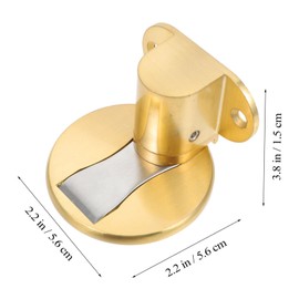 COHEALI 1 Door Stopper Antique Door Drill- Door Floor Mount Door Catcher Door Bottom Stopper Door Weight Stopper Door Locks Metal Door Zinc Alloy Buffer Adjust
