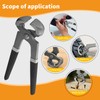 BOOSDEN 8 INCH End Cutting Pliers,Heavy Duty Carpenters Pincers, High