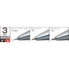 プラチナ万年筆 多機能ペン ダブル3アクション 牛本革巻 ブルー MWBL-3000#56