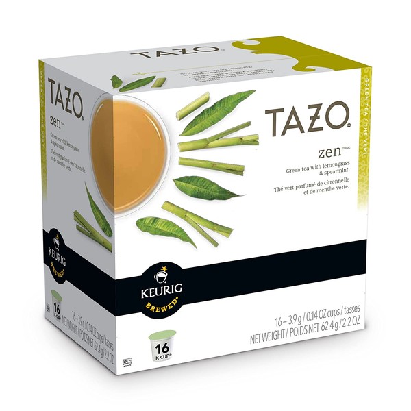 Tazo Zen Green Tea Keurig K-Cups, 16 Count