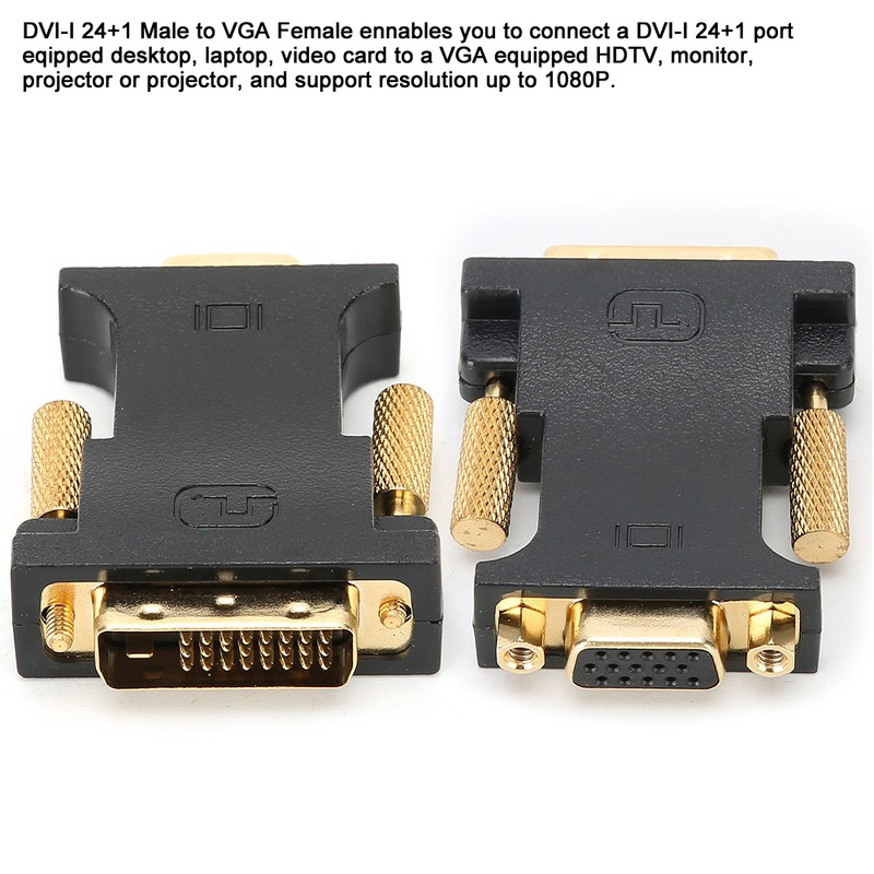 E0401 DVII 24+1 Male to VGA Female Dual Channel with