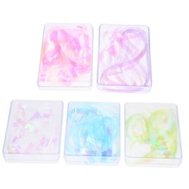 FOMIYES Nail Decals for Women Unique Glitter Foil Stickers for Elegant Nail Art for Parties Holidays and Creative Manicure Designs