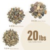VINICS 40lbs Large River Rocks for Landscaping, 2-3 Inch Natural