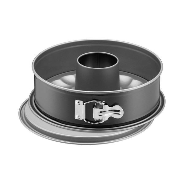 Kaiser Springform Pan with 2 Bases, Stainless Steel, Black, 26