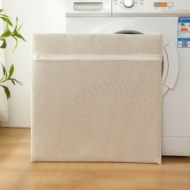 cobalt planet Laundry Bags, Set of 4, Coarse, Cotton, 100% Cotton, Delicate Clothes, Fashionable, Deformation, Damage Prevention, Natural 4 Sizes