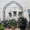 Petfu Metal Garden Arch Assemble Freely Garden Arbor Trellis Climbing