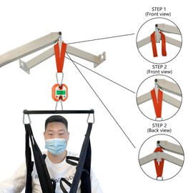 Hoyer Lift Scale for Hoyer Lifts for Home use Simple and Fast Hoyer Lift Scale Maximum Weight 330lb (Color : Orange)