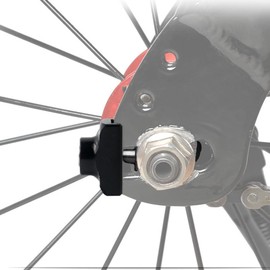 Chain Tension Adjuster Chain Pull for Track End Bicycle Tool Aluminum (Black)