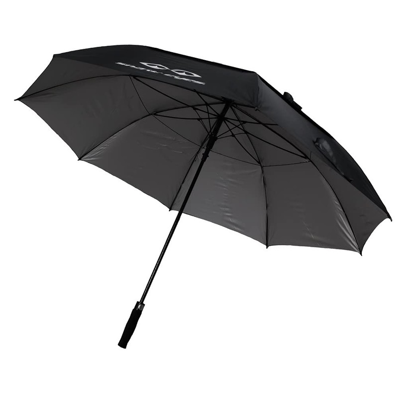Snake Eyes Golf 68" Double Canopy Umbrella Black