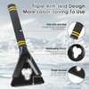Qoosea Ice Scraper for Car Windshield, Scratch Free Snow Shovel
