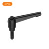 uxcell 4Pcs M6 x 16mm Adjustable Knobs Handle Male Thread