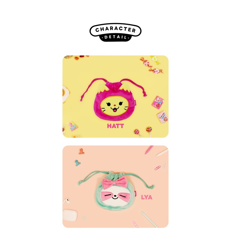 Solomon Shoji WDZY Face Pouch, FACE POUCH (TUK) WDZY-WFP-TK Multicolor