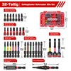 GEINXURN 32-Piece Impact Resistant Screwdriver Bit Set, S2 Steel Magnetic