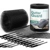 Home Intuition 2-Pack Leader and Gutter Guard from Leaves, Twigs,