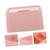 Hohopeti Cotton Pad Organizer Lid Dual Makeup Sponge Holder Cotton