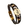 Zodiac Sign, Constellation, Astrology Bracelet, Charm Leather Wristband, Bangle, Base