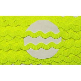 5 m Zigzag Braid Neon Yellow 8 mm