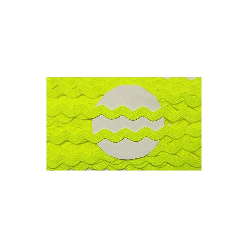 5 m Zigzag Braid Neon Yellow 8 mm