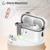 ARGOO Funda para AirPods Pro 2 Cierre Magnético Expulsión Automática,