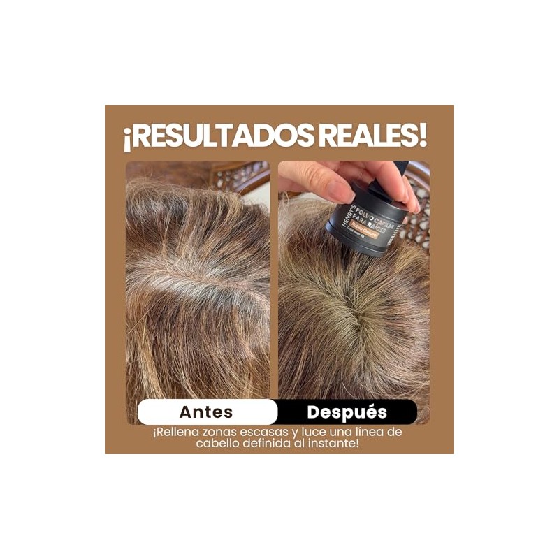 Henrys Polvo para Retocar Raíces Rubio Oscuro 10g, Define Línea