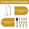 16Pcs Chuck Keys for Drill,Multi Chuck Set for Dremel Collet