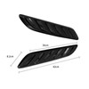 MAX COOL Gloss Black Bonnet Vents Cover Suitable for Holden