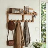 ZOESEEK 29" Coat Rack Wall Mount with Shelf, 4 in