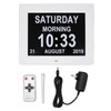 10 Inch Digital Calendar Clock 8 Languages Auto Dimming Electronic