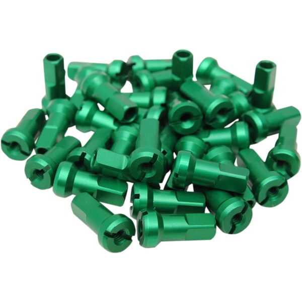 Moose Racing MX1 Nipple Set Green - 8-Gauge 0211-0193